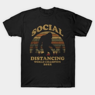 VINTAGE -  BIGFOOT SOCIAL DISTANCING 2022 T-Shirt